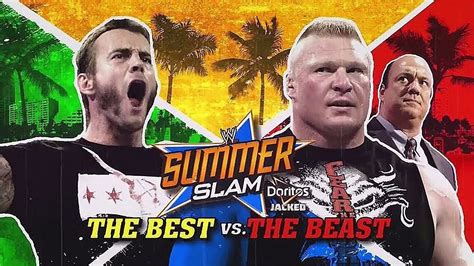 CM Punk vs Brock Lesnar Summerslam 2013 Full Match - YouTube