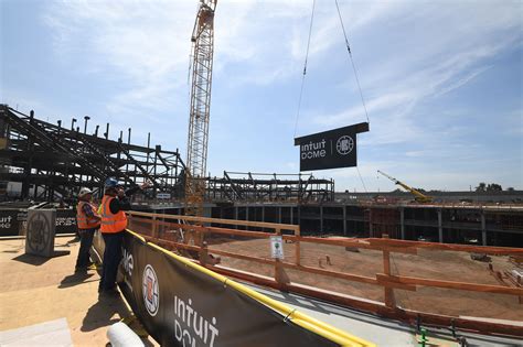 Intuit Dome milestone marked: concrete frame completed - Arena Digest