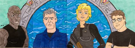 Stargate SG-1 sketch cards by JK-Antwon on DeviantArt