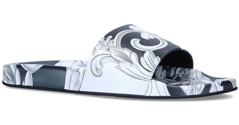 Versace Baroque Slides for Men | Lyst