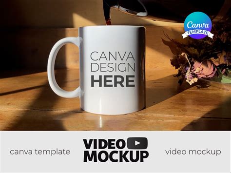 Canva Mug Video Mockup, 11 Oz Mug Sunrise With Morning Coffee Pouring - Etsy