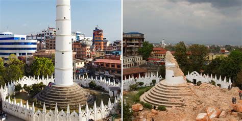 Nepal Earthquake Before And After Pictures Show Devastation Of 7.8 ...