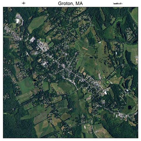 Aerial Photography Map of Groton, MA Massachusetts