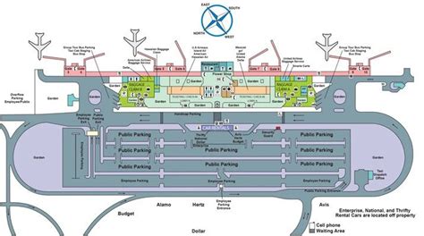 Lihue Terminal Map | Lihue airport, Kauai hawaii, Lihue