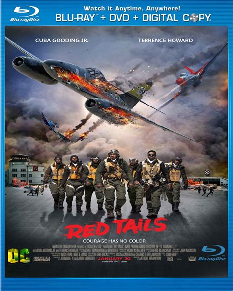 Latest Bluray & HD Covers: RED TAILS Movie BluRay HD Cover