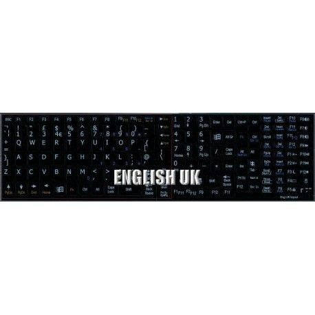 English UK Notebook | Keyboard stickers, How to make stickers, English uk