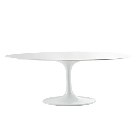 Shop Modway Lippa Gloss White Oval Dining Table at Lowes.com