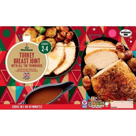 Morrisons British Turkey Breast Joint With All The Trimmings (1.4kg) - Compare Prices & Where To ...