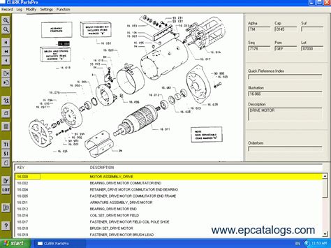 Clark ForkLift 2011 Spare Part Book Catalog Download