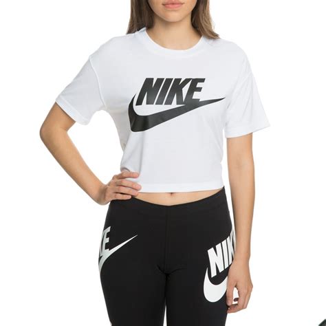 NIKE WOMEN'S NIKE SPORTSWEAR ESSENTIAL CROP TOP AA3144 100 - Shiekh