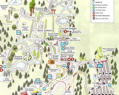 Butchart Gardens Map Sunken Garden, Italian Garden, Poison Ivy, British ...