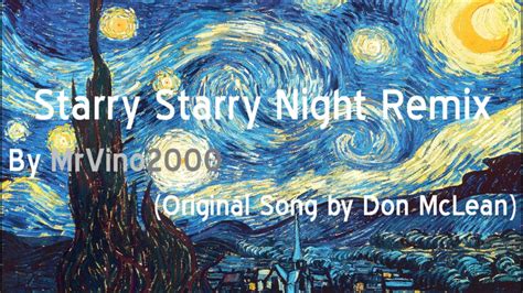 Starry Starry Night Lyrics By Vincent Van Gogh | Van gogh pinturas ...