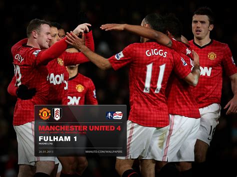 Final score wallpaper, FA Cup, manchester united vs fulham 4-1 ...