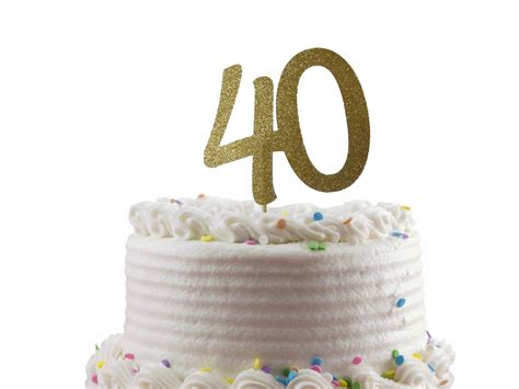 20 Best 40th Birthday Cake toppers – Home, Family, Style and Art Ideas