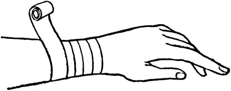 Bandaged hand | ClipArt ETC