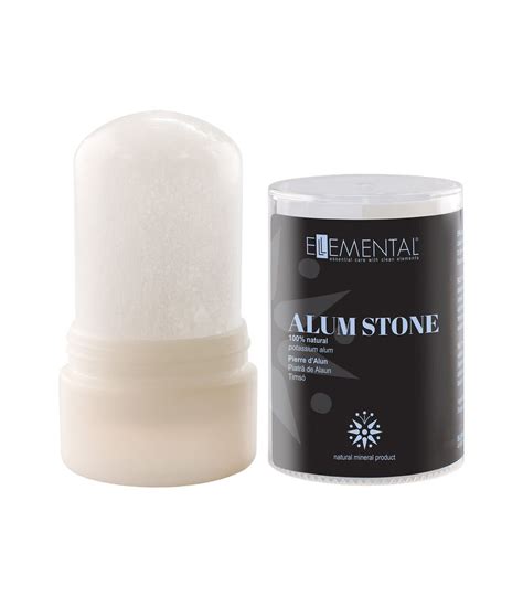 Alum stone, natural mineral deodorant stick, 115 gr | ELLEMENTAL