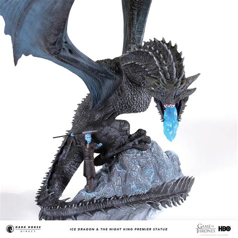 Game of Thrones: Ice Dragon & The Night King Premier Statue – Dark ...