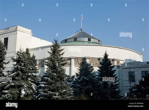 The Sejm building in Warsaw Stock Photo - Alamy