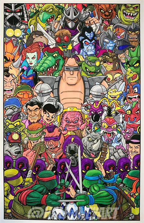 TMNT Villains by Hal Haney : r/TMNT