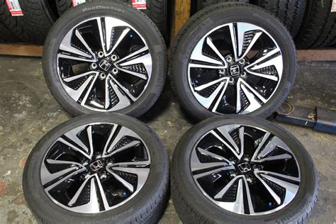 Set of 4 Honda Civic 2016 2017 17″ OEM Rims Tires 215/50/17 TBA17070A ...