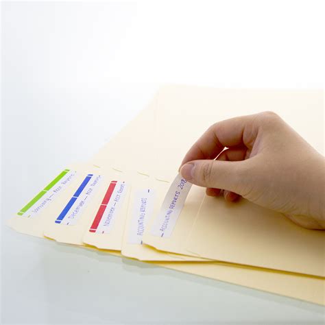 BAZIC Assorted Color File Folder Label (126/Pack) Bazic Products