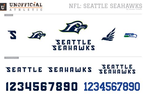 UNOFFICiAL ATHLETIC | Seattle Seahawks Rebrand