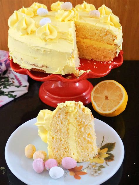 Lemon Buttercream Cake - My Gorgeous Recipes