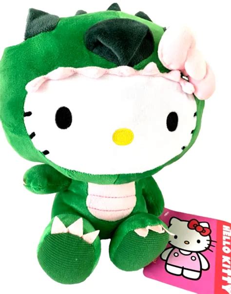 HELLO KITTY PLUSH Toy Green Dragon 10 inches tall. Sanrio Official. NWT. $22.99 - PicClick