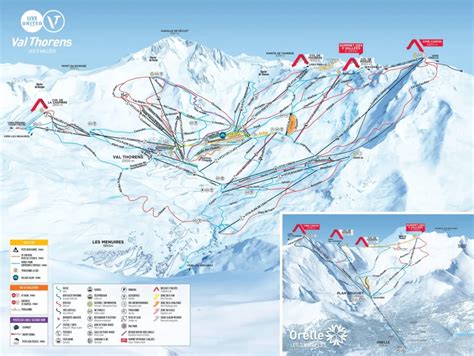 Val Thorens piste map : Your guide to the 3 valleys
