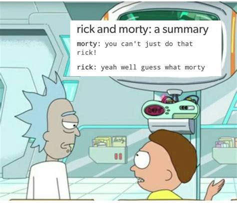 Pin by Katelyn Elizabeth on Humour. | Rick and morty, Rick and morty ...