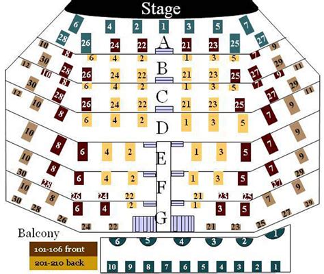 Arizona Broadway Theatre Seating Chart