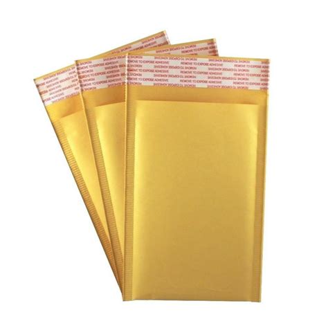 4" x 7" Kraft Bubble Mailers Self Seal Padded Shipping Envelopes 15 ...