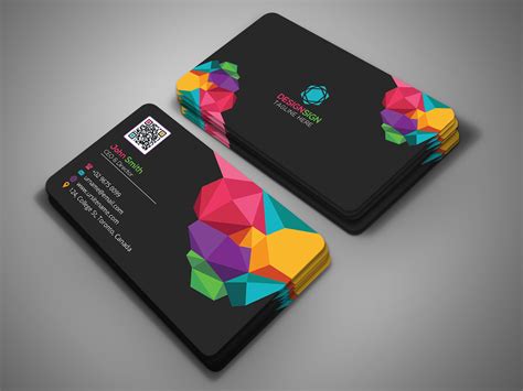 Poly Shape Business Card :: Behance