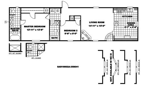 16 x 60 Mobile Home Floor Plans | Mobile Homes Ideas