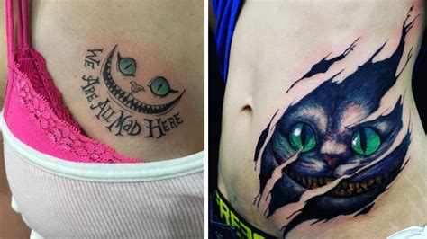 Staggering Cheshire Cat Tattoo Ideas - YouTube