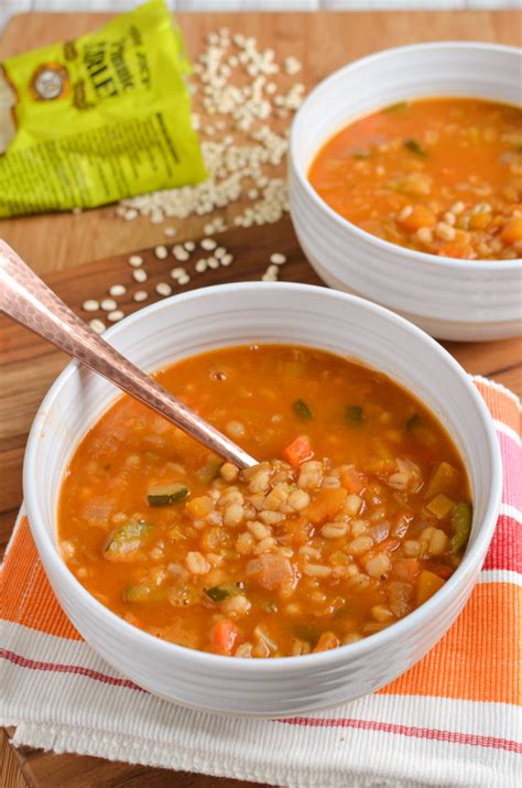 Vegetable and Pearl Barley Soup (Stove Top, Instant Pot) | Slimming ...