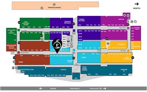 Tulalip Outlet Mall Map | Living Room Design 2020