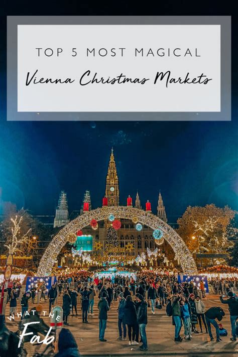 Top 5 MAGICAL Vienna Christmas Markets You Can't Miss | 2023