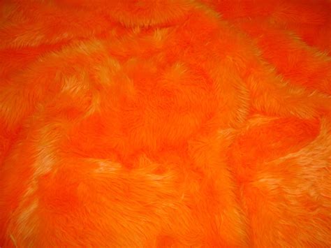 Orange Shaggy Faux Fur Upholstery Custom Fabric by the Yard - Etsy