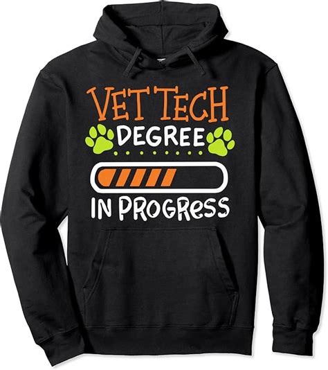 Vet Tech Student Gifts - Cute Veterinary Technician Apparel Pullover Hoodie: Amazon.co.uk: Clothing