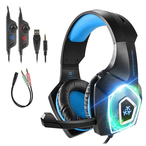 Gaming Headset with Mic for Xbox One PS4 PS5 PC Nintendo Switch Tablet ...