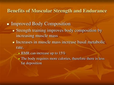 PPT - Muscular Strength & Endurance PowerPoint Presentation, free ...