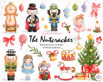 The Nutcracker clipart, Nutcracker ballet clipart, Nutcracker Christmas ...