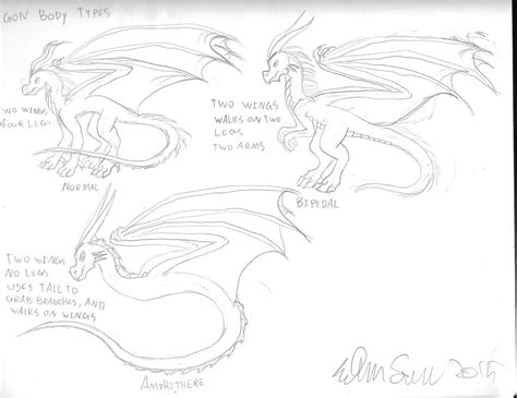 Dragon Body Types - Part 1 by Rainpath12 on DeviantArt