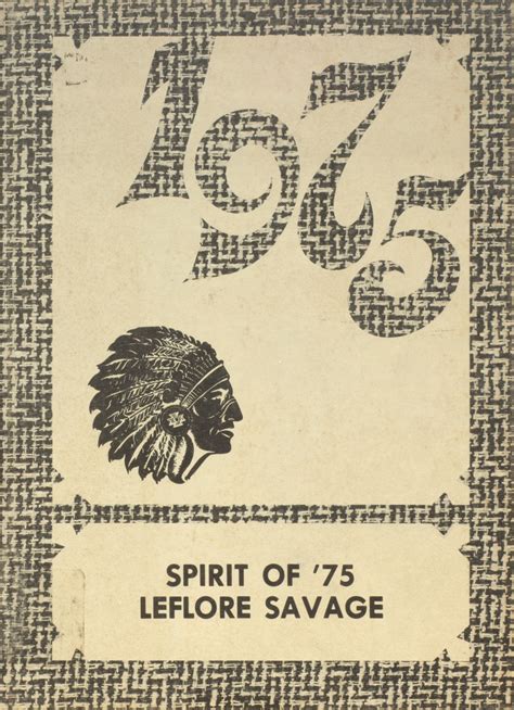 1975 yearbook from Leflore High School from Leflore, Oklahoma for sale