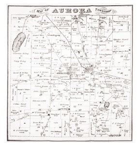 Early Map of Aurora – Aurora Historical Society