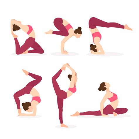 Yoga Poses Vector | Yoga Poses