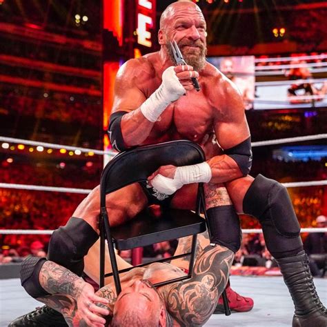 Photos: Triple H and Batista battle in brutal bout | Triple h ...