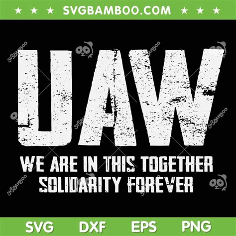 UAW Strike SVG PNG