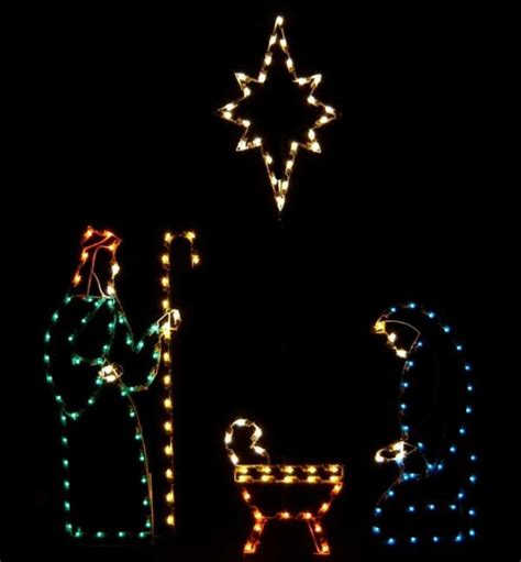 Outdoor Lighted Nativity Scene - Creative Displays, Inc. - Free Shipping